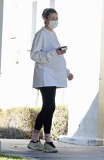 Pregnant JESSICA HART at a Chinese Herbal Medicine and Acupuncture in Los Angeles 01/26/2022