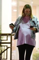 Pregnant JESSICA HART Out in West Hollywood 01/18/2022