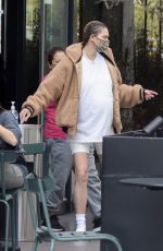 Pregnant JESSICA HART Shopping at Erewhon Market in Los Angeles 01/10/2022