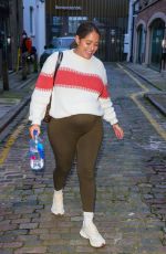 Pregnant MALIN ANDERSSON Out in London 01/05/2022