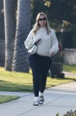 Pregnant MIA GOTH Out for a Walk in Pasadena 01/08/2022
