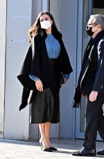 QUEEN LETIZIA OF SPAIN at a Meeting with Asociacion Espanola Contra el Cancer in Madrid 01/26/2022