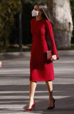 QUEEN LETIZIA OF SPAIN at Luis Carandell Journalism Award in Madrid 01/27/2022