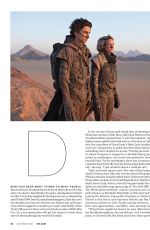 REBECCA FERGUSON in Entertainment Weekly Magazine, October 2021