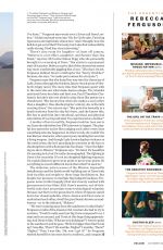 REBECCA FERGUSON in Entertainment Weekly Magazine, October 2021