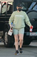 REBEL WILSON Ggets Her Car Washed in Los Feliz 01/24/2022