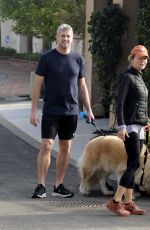 RENEE ZELLWEGER and Ant Anstead Out Jogging in Laguna Beach 01/06/2022
