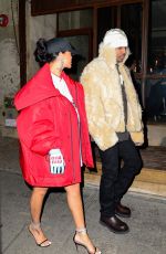 RIHANNA and A$AP Rocky Leaves a Studio in Brooklyn 01/22/2022