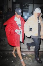 RIHANNA and A$AP Rocky Leaves a Studio in Brooklyn 01/22/2022