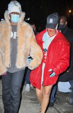 RIHANNA and A$AP Rocky Leaves a Studio in Brooklyn 01/22/2022