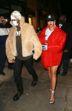 RIHANNA and A$AP Rocky Leaves a Studio in Brooklyn 01/22/2022
