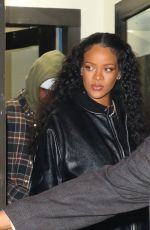 RIHANNA and A$AP Rocky Leaves Carbone in New York 01/19/2022