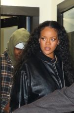 RIHANNA and A$AP Rocky Leaves Carbone in New York 01/19/2022