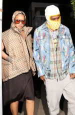 RIHANNA and Asap Rocky Out for Dinner at Giorgio Baldi in Santa Monica 01/11/2022