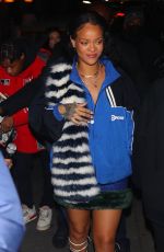RIHANNA at a Dinner Date at Pastis in New York 01/27/2022