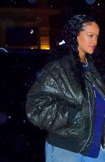 RIHANNA Heading to a Studio in New York 01/16/2022