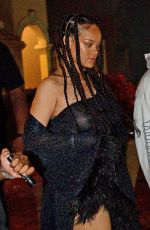 RIHANNA Leaves a New Years Celebration Party in Barbados 12/31/2021