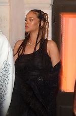 RIHANNA Leaves a New Years Celebration Party in Barbados 12/31/2021