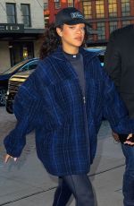 RIHANNA Night Out in New York 01/25/2022