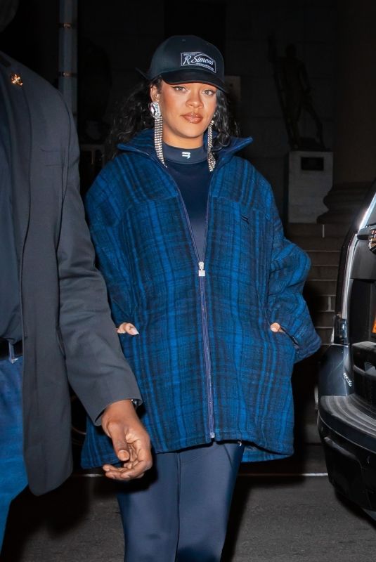 RIHANNA Night Out in New York 01/25/2022