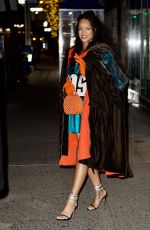 RIHANNA Out for Dinner in New York 01/24/2022