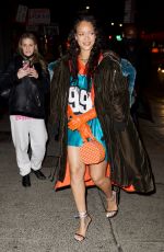 RIHANNA Out for Dinner in New York 01/24/2022