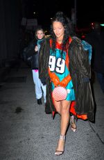 RIHANNA Out for Dinner in New York 01/24/2022