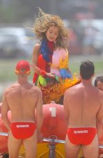 RITA ORA at a Photoshoot at Maroubra Beach in Sydney 01/17/2022