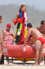 RITA ORA at a Photoshoot at Maroubra Beach in Sydney 01/17/2022