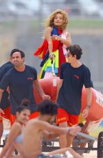 RITA ORA at a Photoshoot at Maroubra Beach in Sydney 01/17/2022