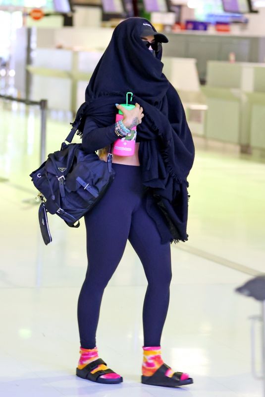 RITA ORA at Sydney Airport 01/29/2022