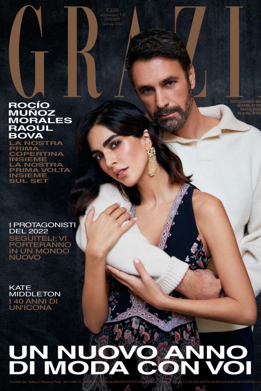 ROCIO MUNOZ MORALES for Grazia Magazine, Italy January 2022