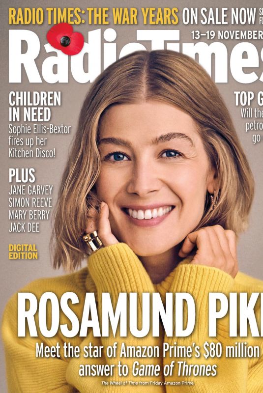 ROSAMUND PIKE for Radio Times, November 2021