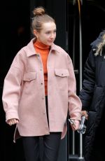 ROSE AYLING-ELLIS Leaving Her Hotel in Leeds 01/27/2022