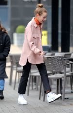 ROSE AYLING-ELLIS Leaving Her Hotel in Leeds 01/27/2022