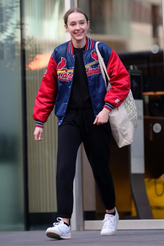 ROSE AYLING-ELLIS Leaving Her Hotel in Manchester 01/30/2022