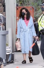 ROSE BYRNE on the Set of Physical in Los Angeles 01/12/2022