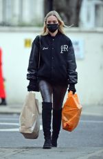 ROXY HORNER Out Shopping in Notting Hill 01/25/2022
