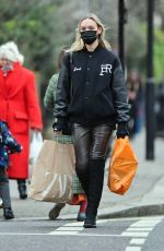 ROXY HORNER Out Shopping in Notting Hill 01/25/2022