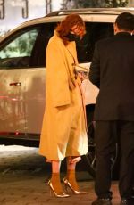 RUMER WILLIS Out for Dinner at Sunset Tower in Los Angeles 01/24/2022