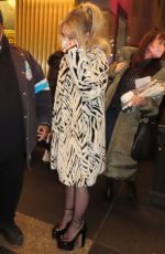 SABRINA CARPENTER Arrives at Tonight Show Starring Jimmy Fallon in New York 01/04/2022