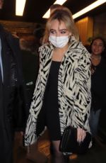 SABRINA CARPENTER Arrives at Tonight Show Starring Jimmy Fallon in New York 01/04/2022