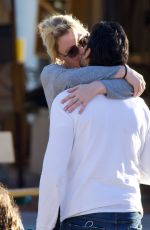 SANDRA LEE and Ben Youcef Out in Malibu 01/01/2022