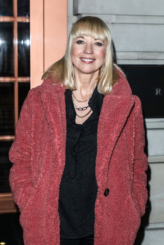 SARA COX Arrives at Emma Morris
