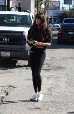 SARA SAMPAIO Arrives at Pilates Class in West Hollywood 01/11/2022