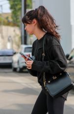 SARA SAMPAIO Heading to Workout in West Hollywood 01/18/2022