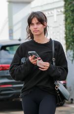 SARA SAMPAIO Heading to Workout in West Hollywood 01/18/2022