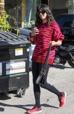 SARA SAMPAIO Leaves a Gym in West Hollywood 01/14/2022