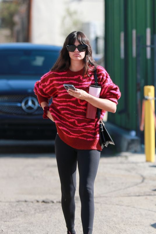 SARA SAMPAIO Leaves a Gym in West Hollywood 01/14/2022