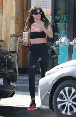 SARA SAMPAIO Leaves a Gym in West Hollywood 01/16/2022